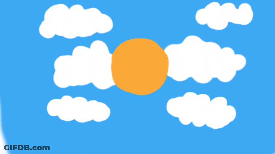 Beautiful Good Afternoon Flashing Sun GIF