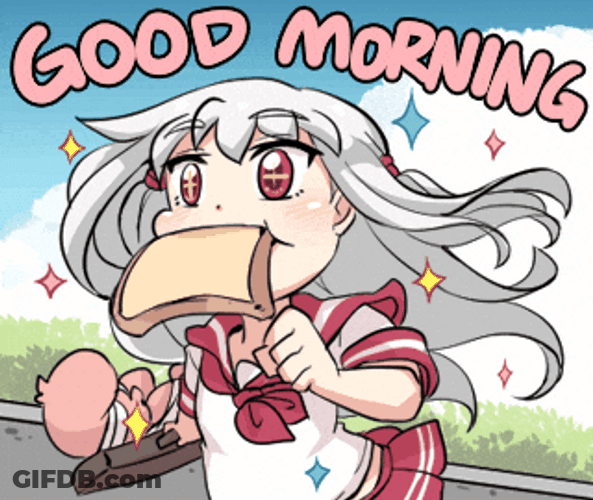 Beautiful Good Morning Anime GIF