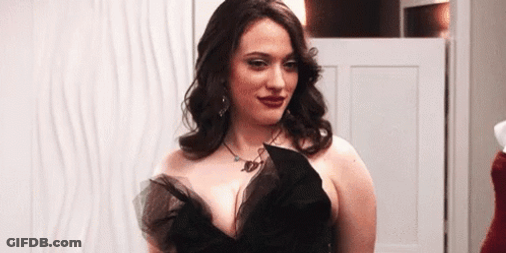 Beautiful Happy Kat Dennings Smiling GIF