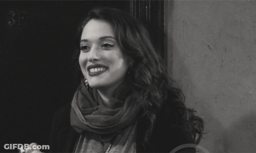 Beautiful Happy Kat Dennings Smiling GIF