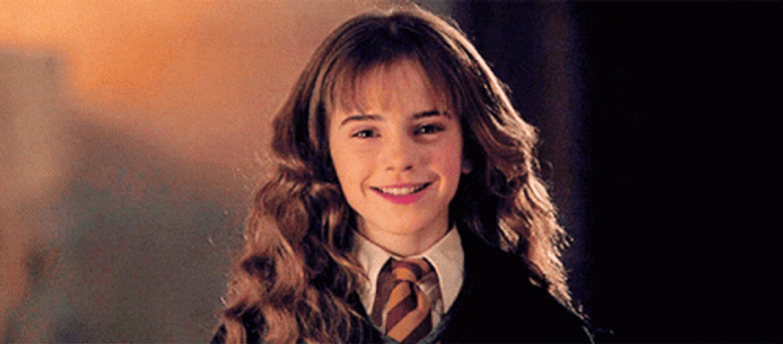 Beautiful Hermione Smiling GIF