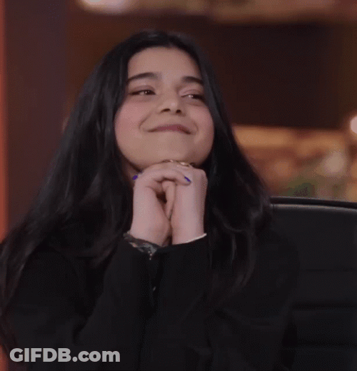 Beautiful Iman Vellani Stare GIF