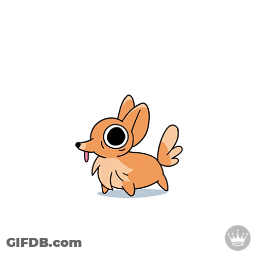 Beautiful Jolly Fox Happy Birthday GIF