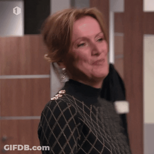Beautiful Karin Baert Winky Face GIF