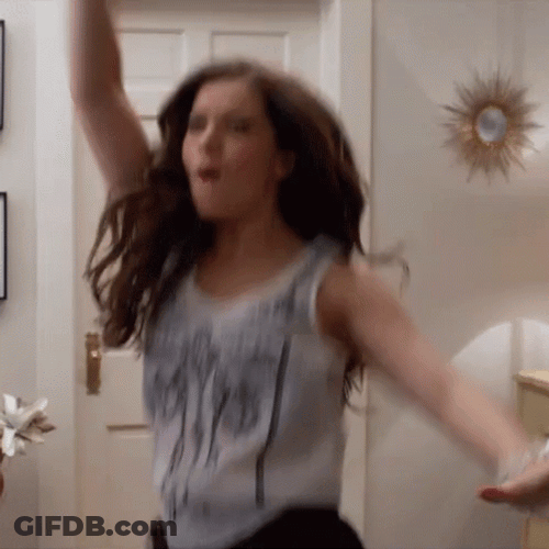 Beautiful Lady Jumping Up And Down GIF