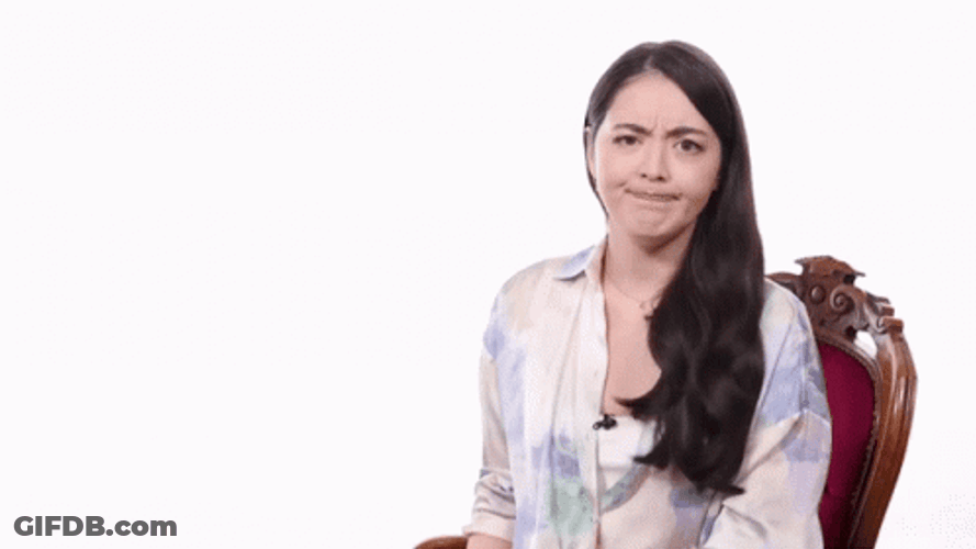 Beautiful Lady Nope Dont Like That GIF