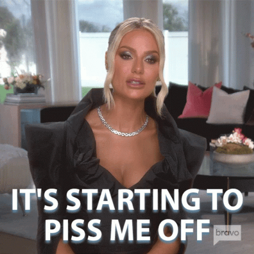 Beautiful Lady Starting To Pissed Off GIF