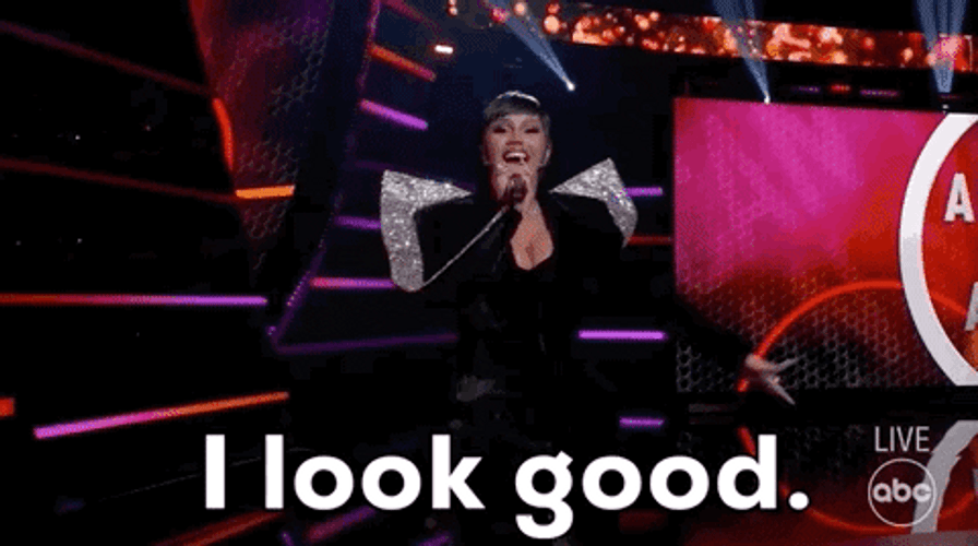 Beautiful Look Good Cardi B GIF