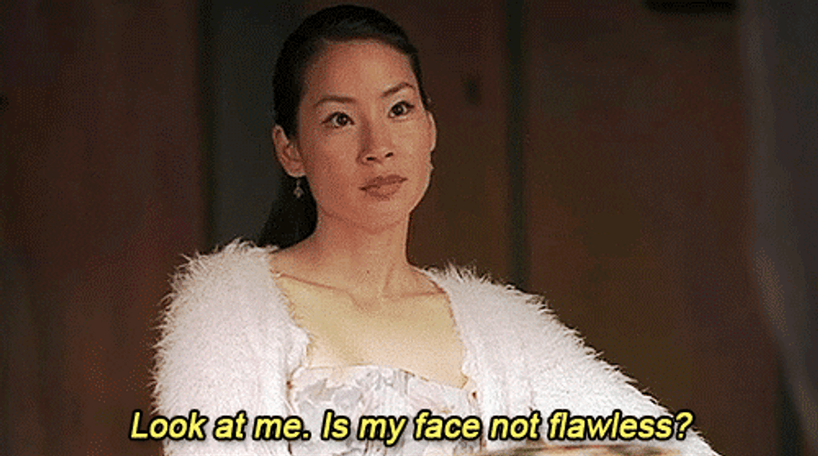 Beautiful Lucy Liu Model GIF