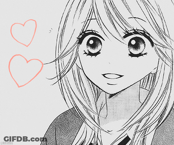 Beautiful Manga Girl GIF