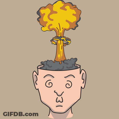 Beautiful Mindblown Cartoon GIF