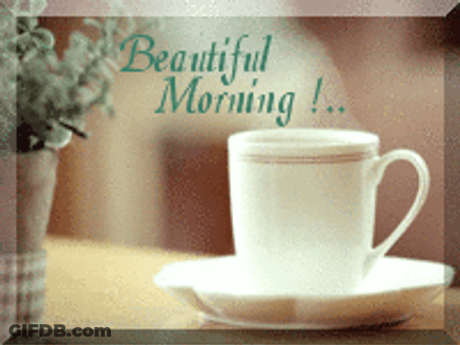 Beautiful Morning Hot Coffee GIF