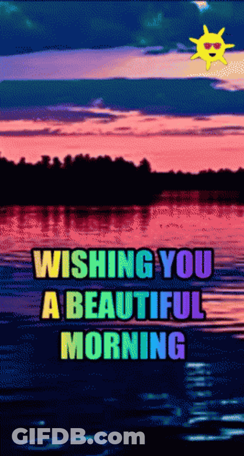 Beautiful Morning Sunrise Wish GIF