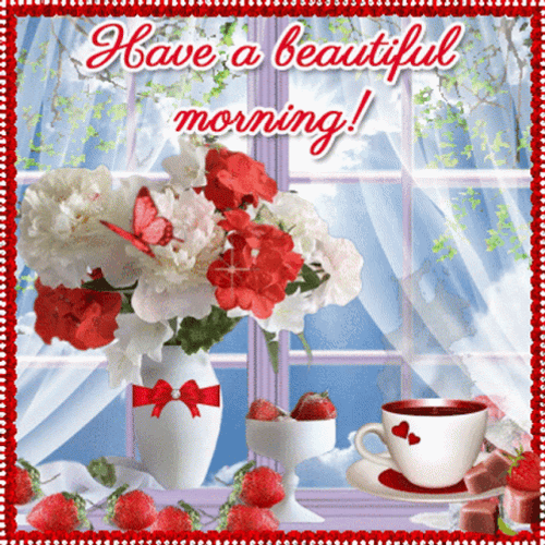 Beautiful Morning Warm Coffee GIF