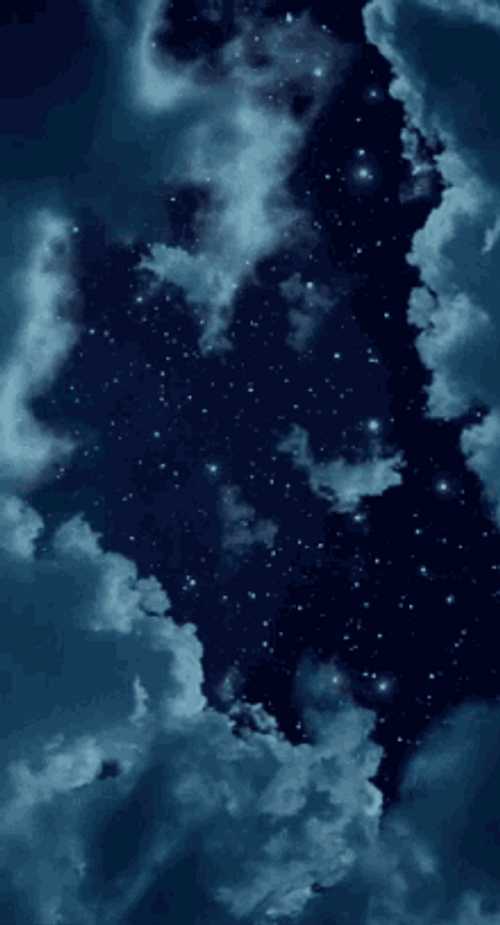 Beautiful Night Sky With Stars Wallpaper GIF
