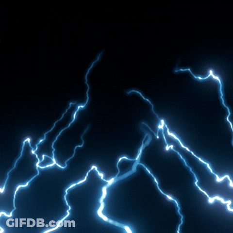 Beautiful Patterns Of Lightning GIF