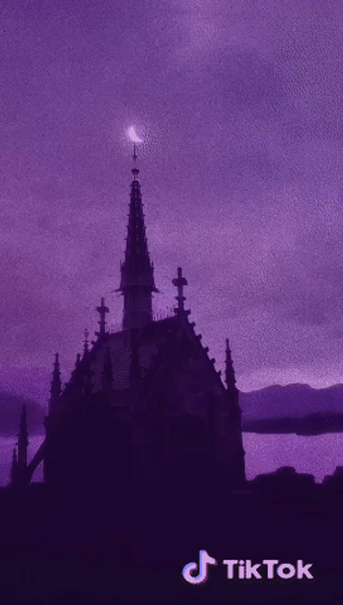 Beautiful Purple Sceneries GIF