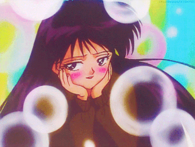 Beautiful Sailor Moon Shy Blush GIF