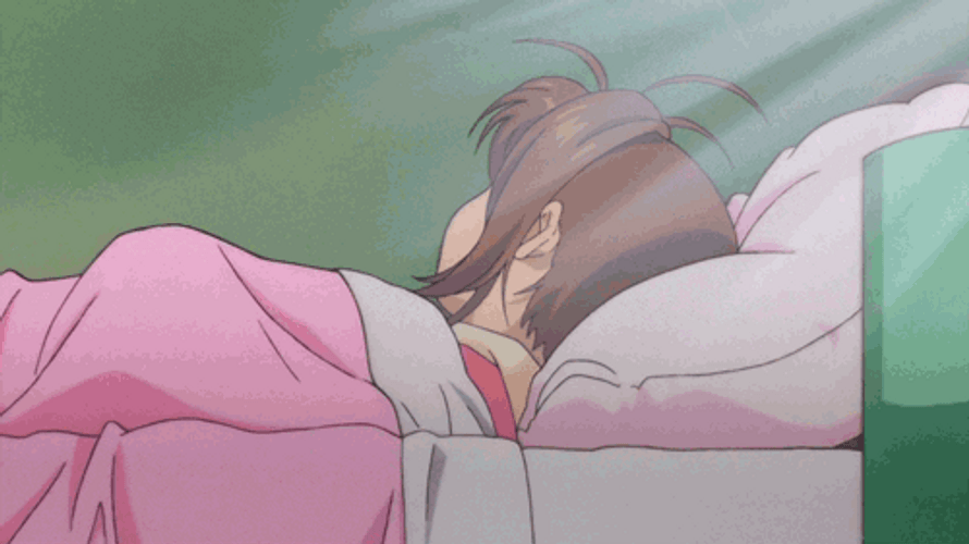 Beautiful Sakura Bedtime GIF