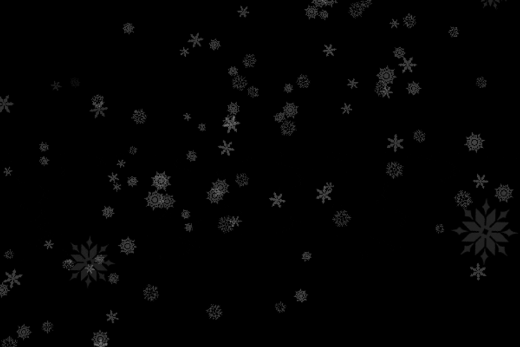 Beautiful Snow Falling Effect GIF