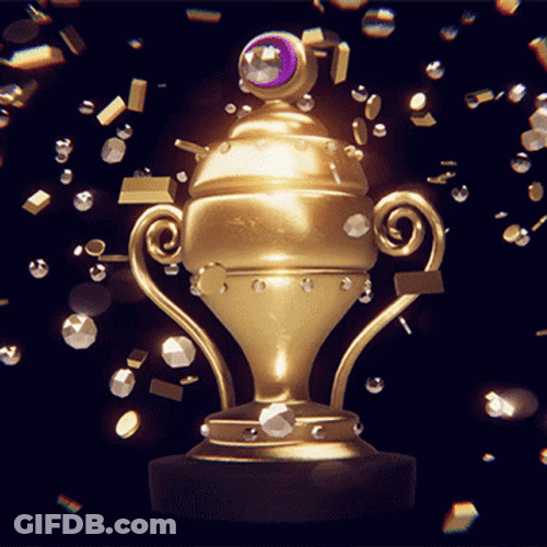 Beautiful Spinning Trophy GIF