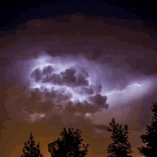Beautiful Storm Coming In GIF