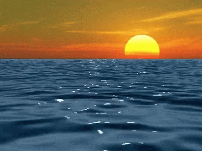 Beautiful Sunset Beach GIF