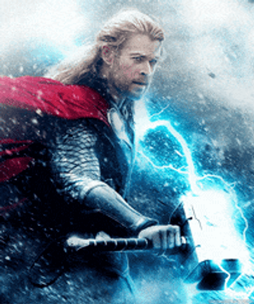 Beautiful Thor Poster GIF