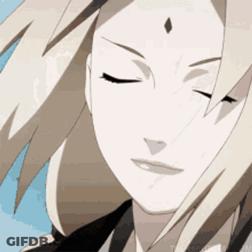 Beautiful Tsunade Smiling GIF