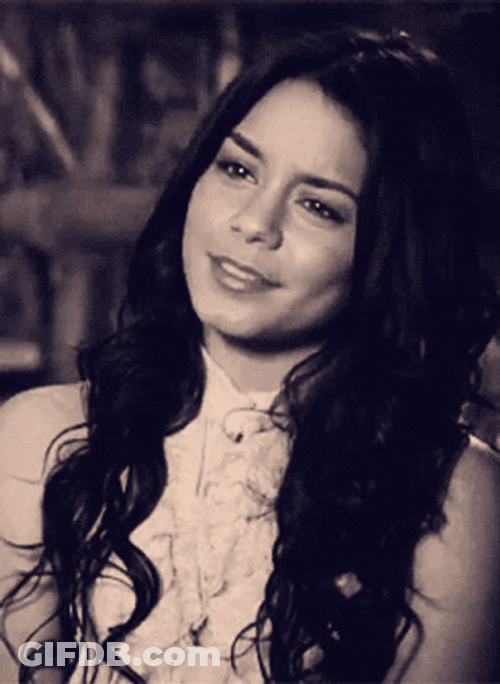 Beautiful Vanessa Hudgens Smiling GIF