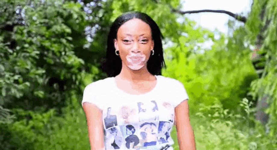 Beautiful Winnie Harlow GIF