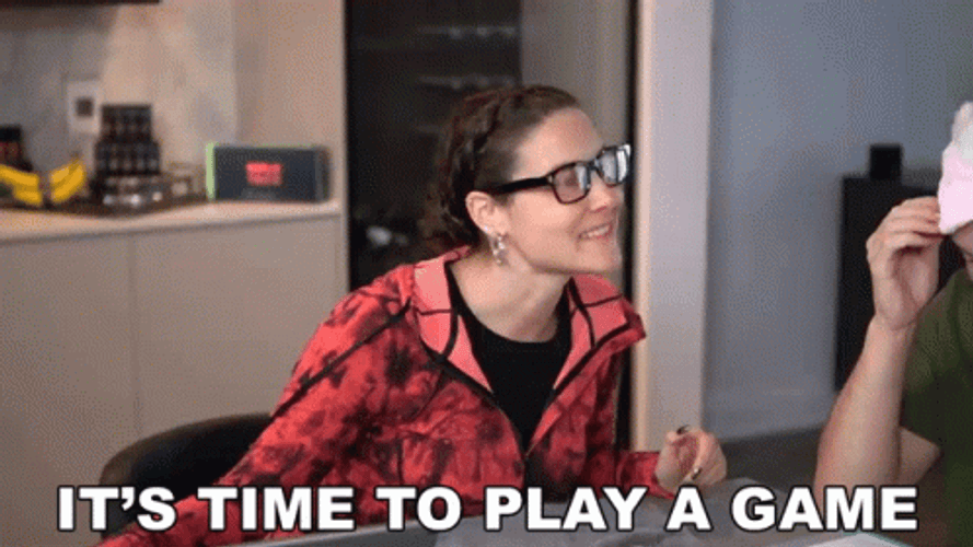 Beautiful Woman Game Time GIF