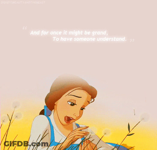 Beauty And The Beast Belle Singing GIF