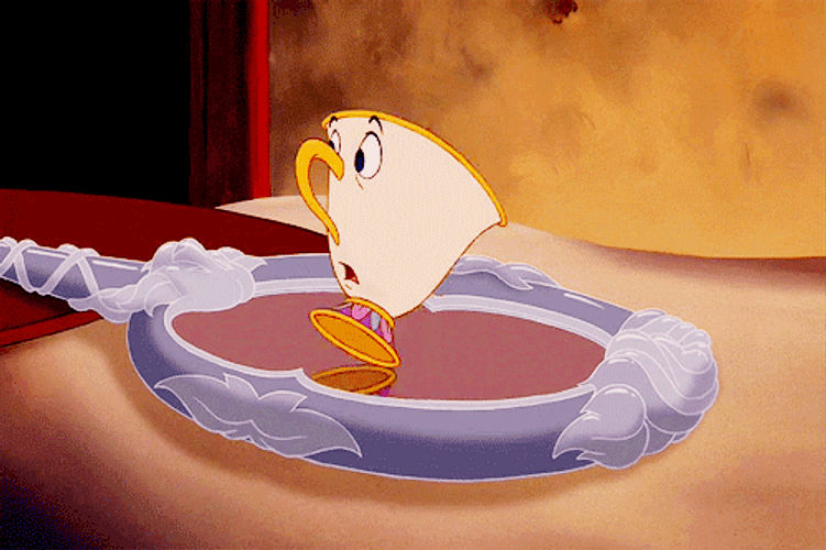 Beauty And The Beast Chip Spinning GIF