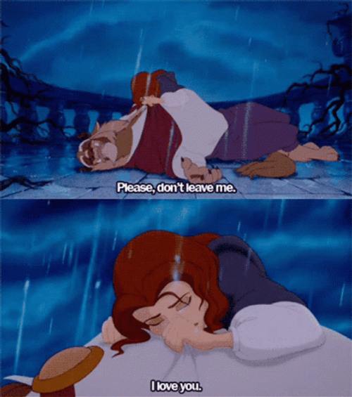 Beauty And The Beast Don't Leave GIF
