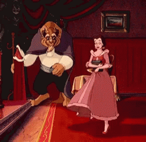 Beauty And The Beast Reading Time GIF