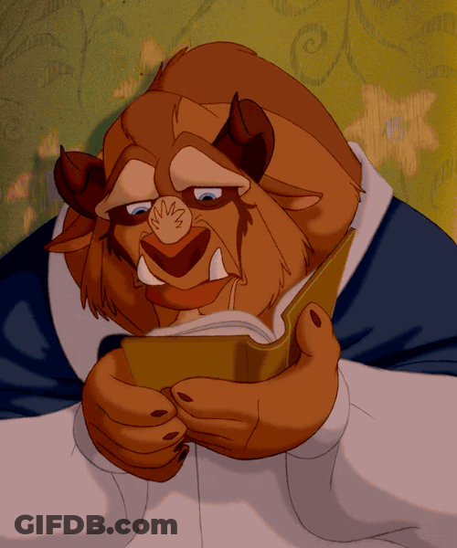 Beauty And The Beast Study GIF