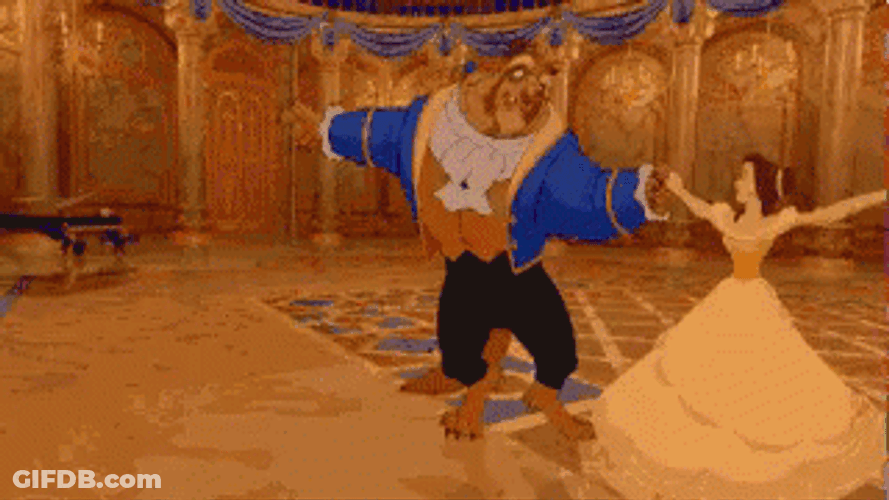 Beauty And The Beast Waltz GIF