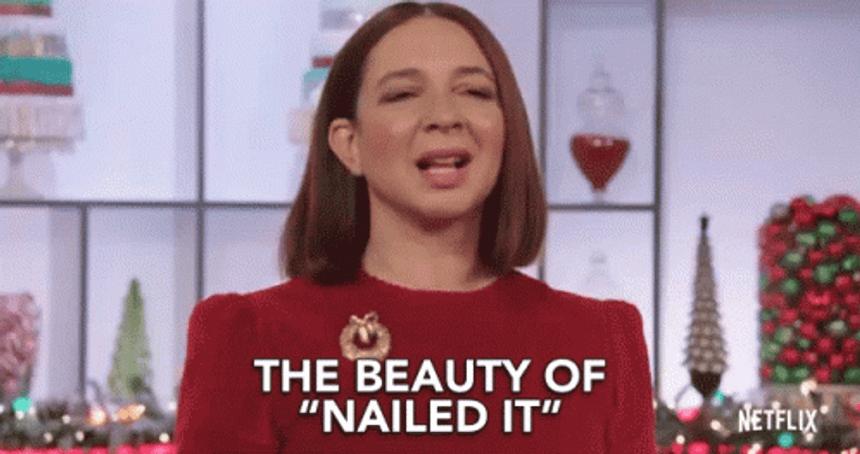 Beauty Of Nailed It GIF