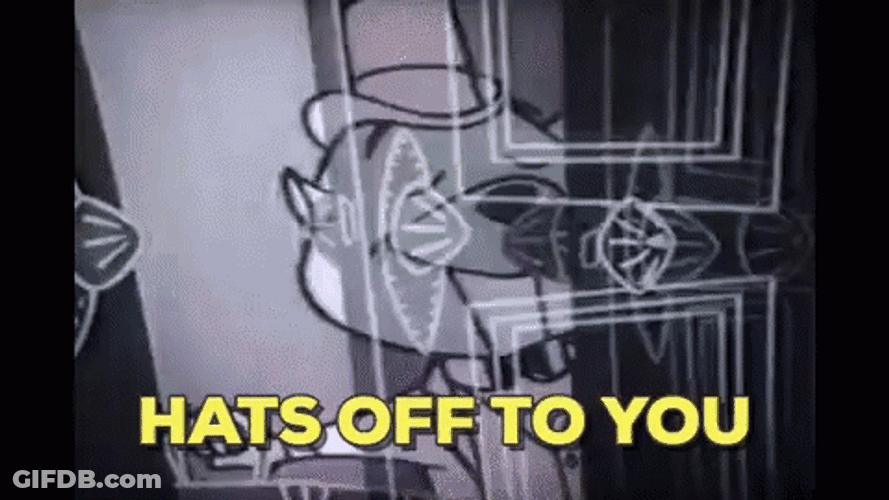 Beaver Hats Off To You GIF
