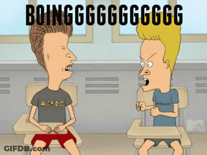 Beavis And Butt Head Boing GIF