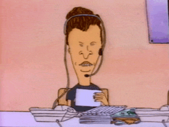 Beavis And Butt Head Customer Service GIF