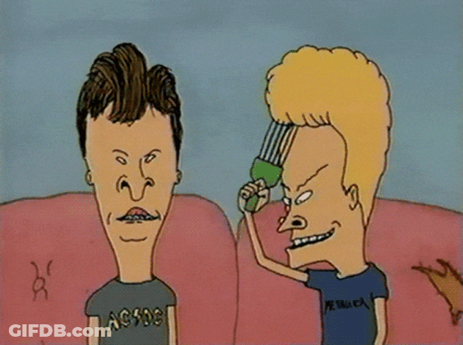 Beavis And Butt Head Hairstyle GIF
