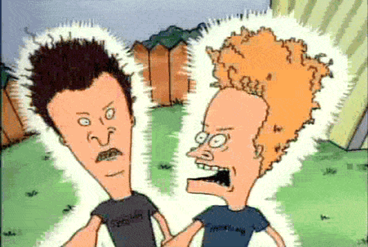 Beavis And Butt Head Lightning GIF
