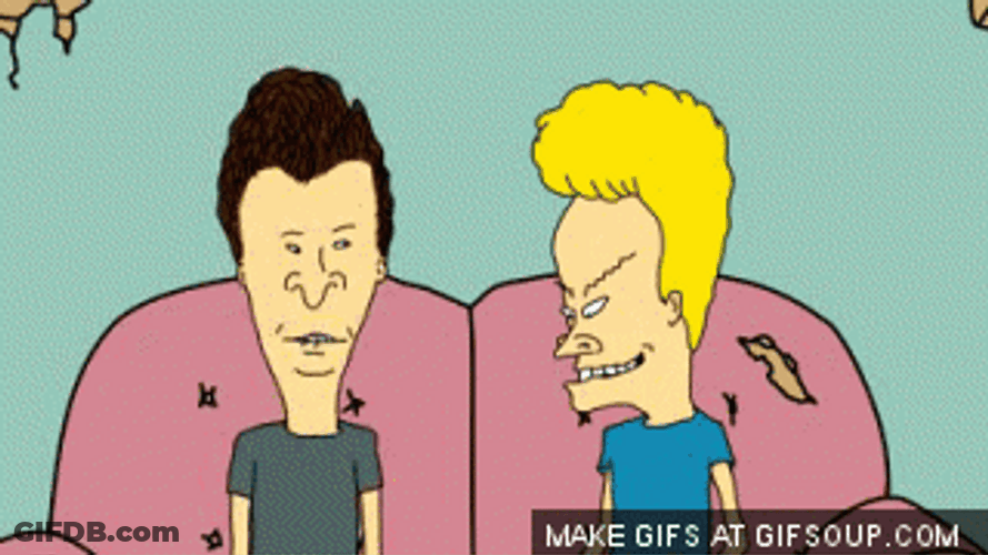 Beavis And Butt Head Talking GIF