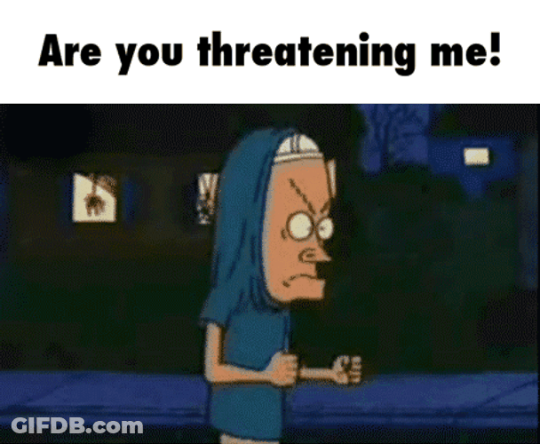 Beavis And Butt Head Threatening GIF