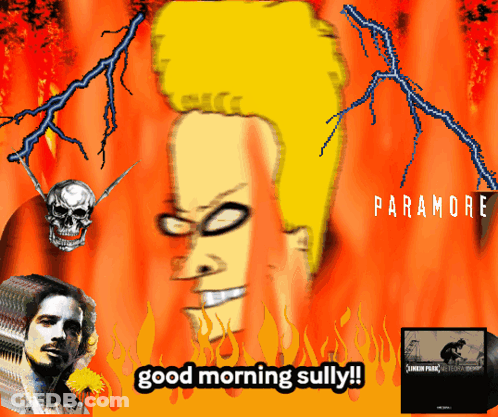 Beavis And Butthead Saying Good Morning Sully GIF