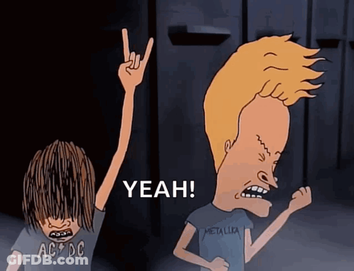 Beavis And Butthead Saying Yeah GIF