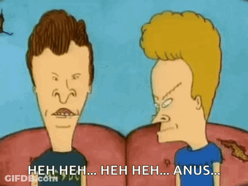Beavis And Butthead Standing Heh Heh Heh Heh GIF