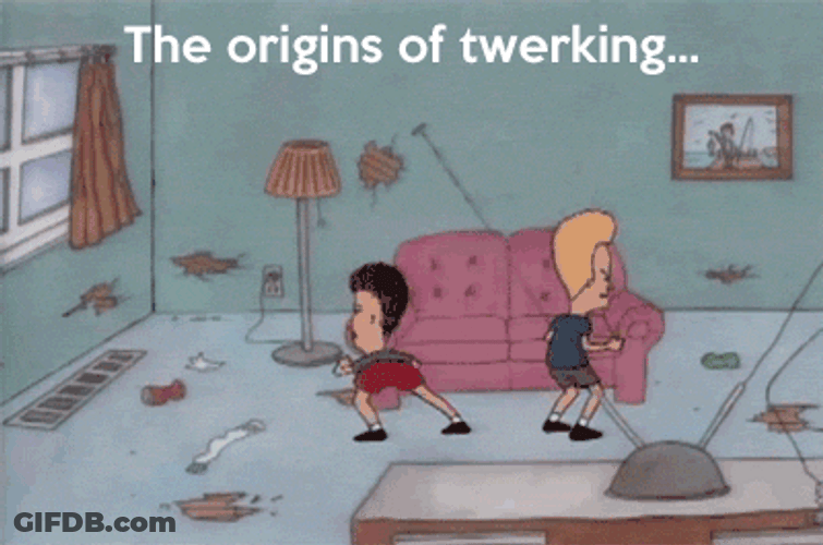 Beavis And Butthead Twerk Origin GIF